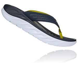 Hoka One One ORA Recovery Flip Mens Recovery Sandals Ombre Blue/Fiesta | AU-2064319